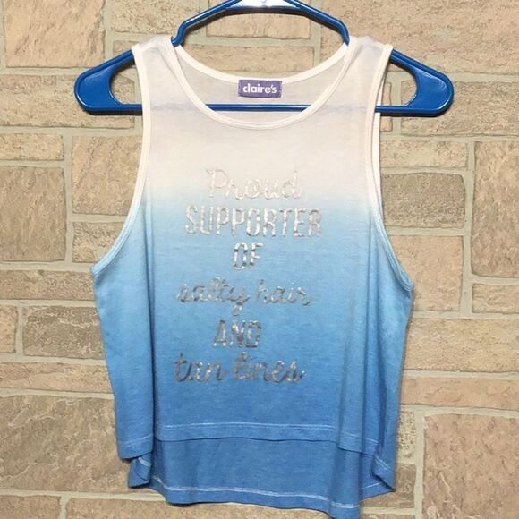 Claire’s - S - flowy top proud supporter tan line - Picture 4 of 6